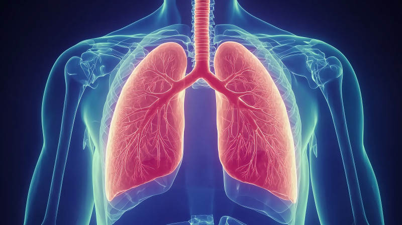 人体肺部结构高清医学影像图片