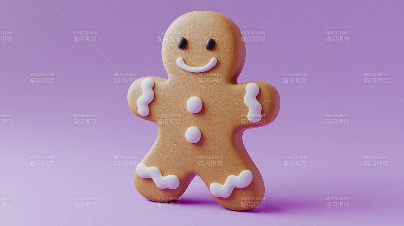 圣诞姜饼人图片