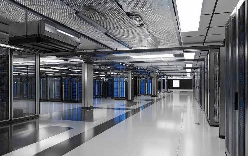现代化数据中心机房图片