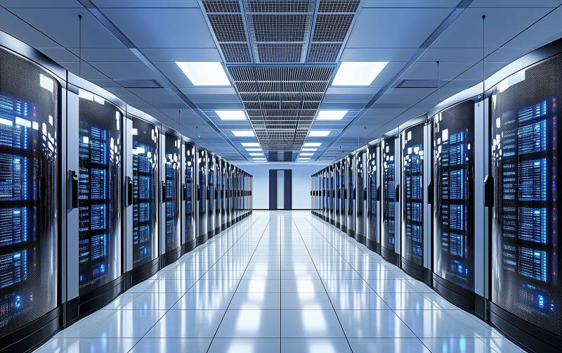 现代化数据中心机房图片