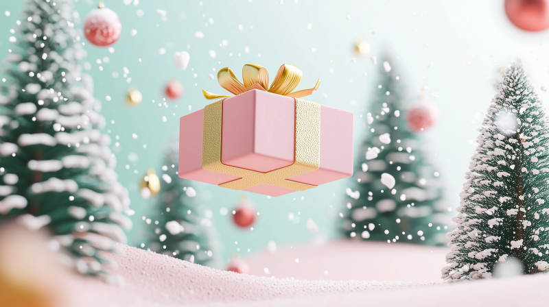 冬日梦幻圣诞礼盒图片