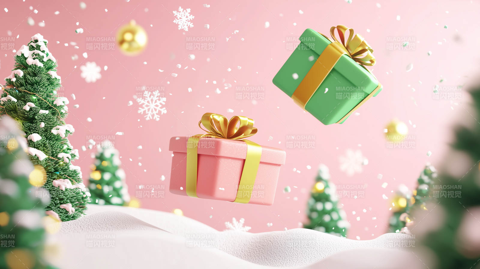 冬日梦幻圣诞礼盒图片