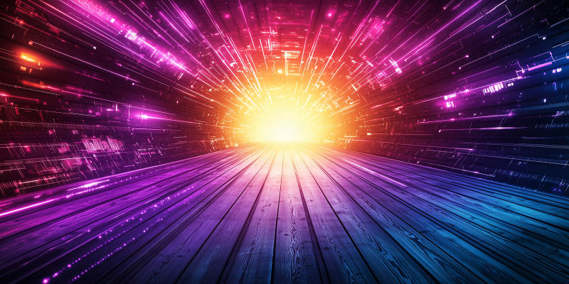 未来科技感通道图片