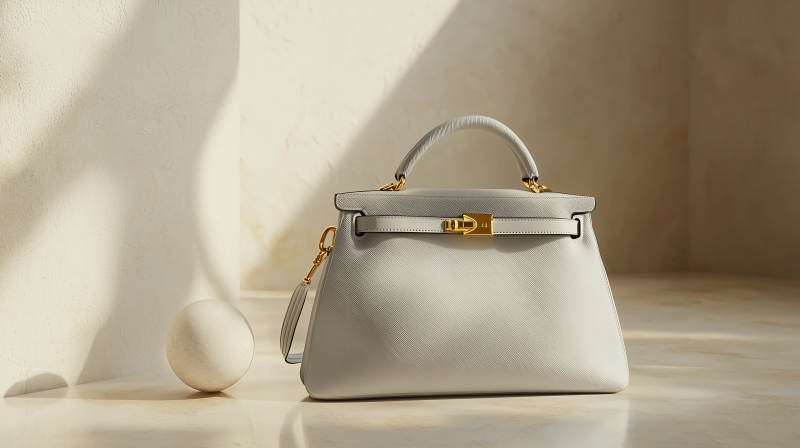 高级灰质感手提包图片