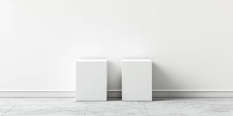 空白方盒产品展示图片