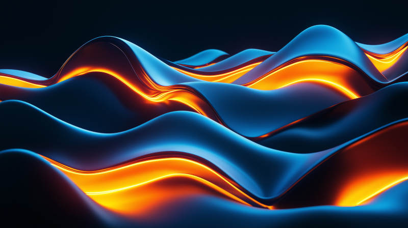 流动的光与影图片