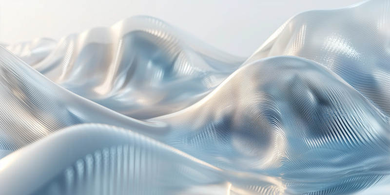 流动的金属光泽图片