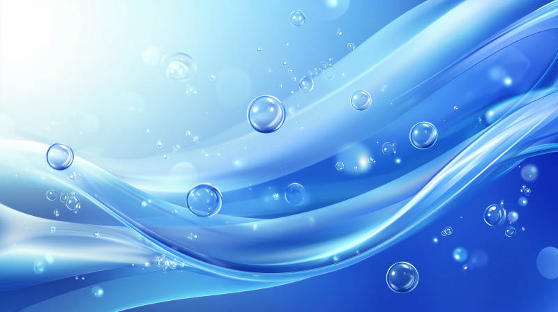 蓝色梦幻水波纹图片