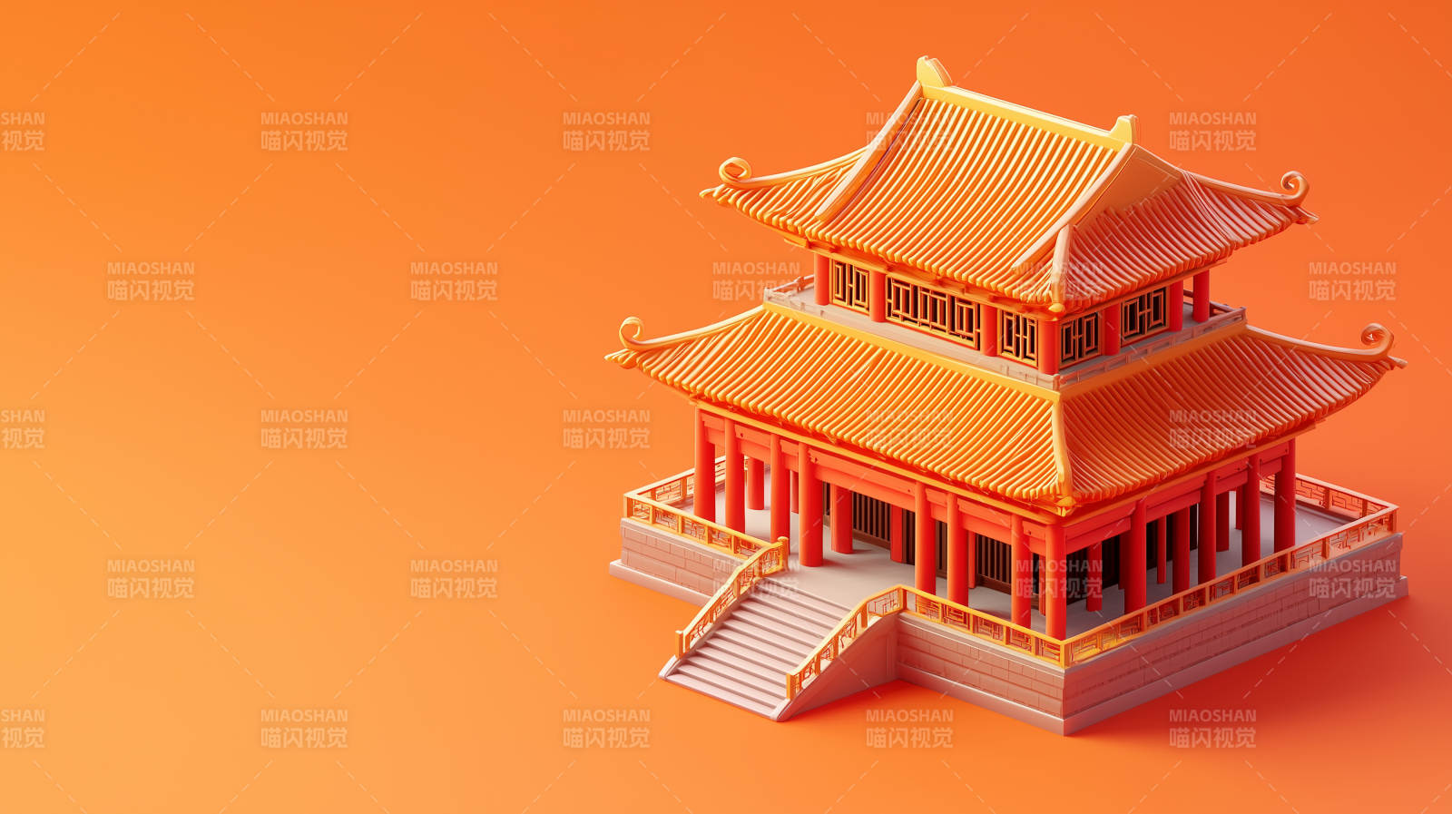 精致的宫殿式建筑图片