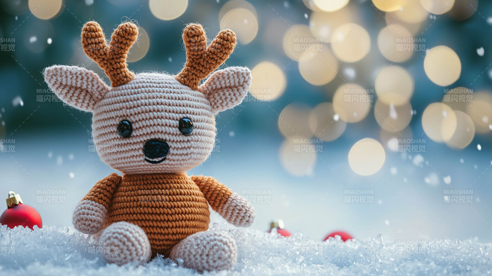 圣诞驯鹿毛绒玩具图片
