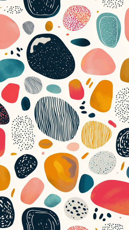 抽象彩色石纹背景图片