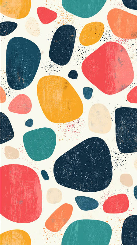 抽象彩色石纹背景图片