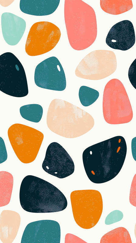 抽象彩色石纹背景图片