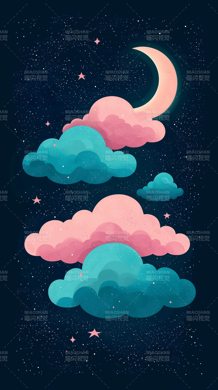 月夜星河梦幻夜空图片