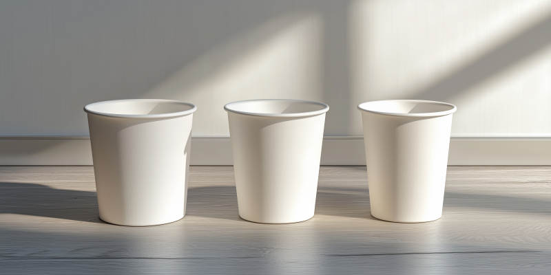三种尺寸的纸杯图片