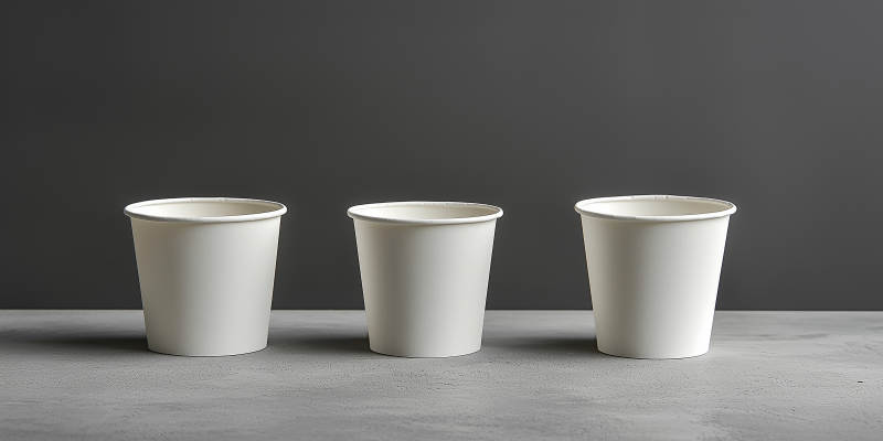 三种尺寸的纸杯图片