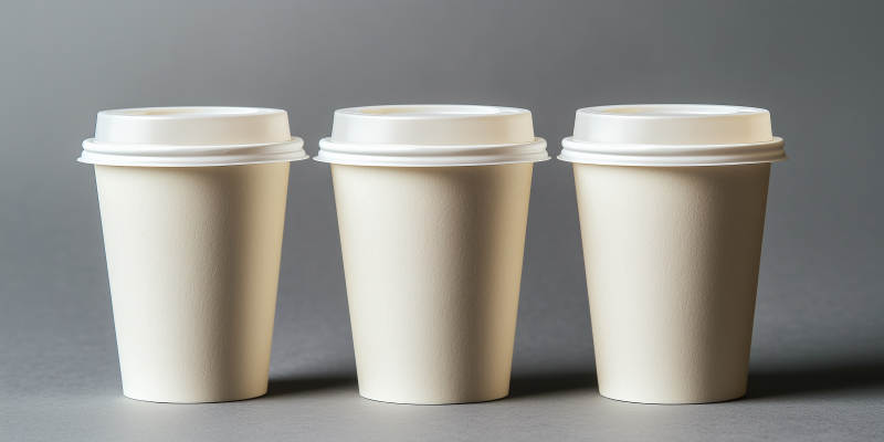三种尺寸的纸杯图片