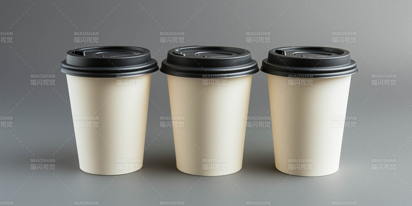 三种尺寸的纸杯图片