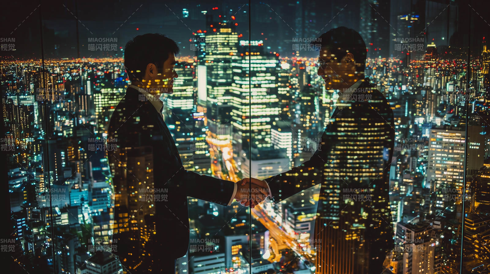 都市商务合作图片