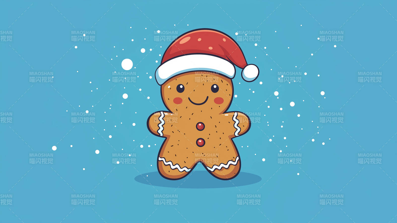 圣诞姜饼人图片