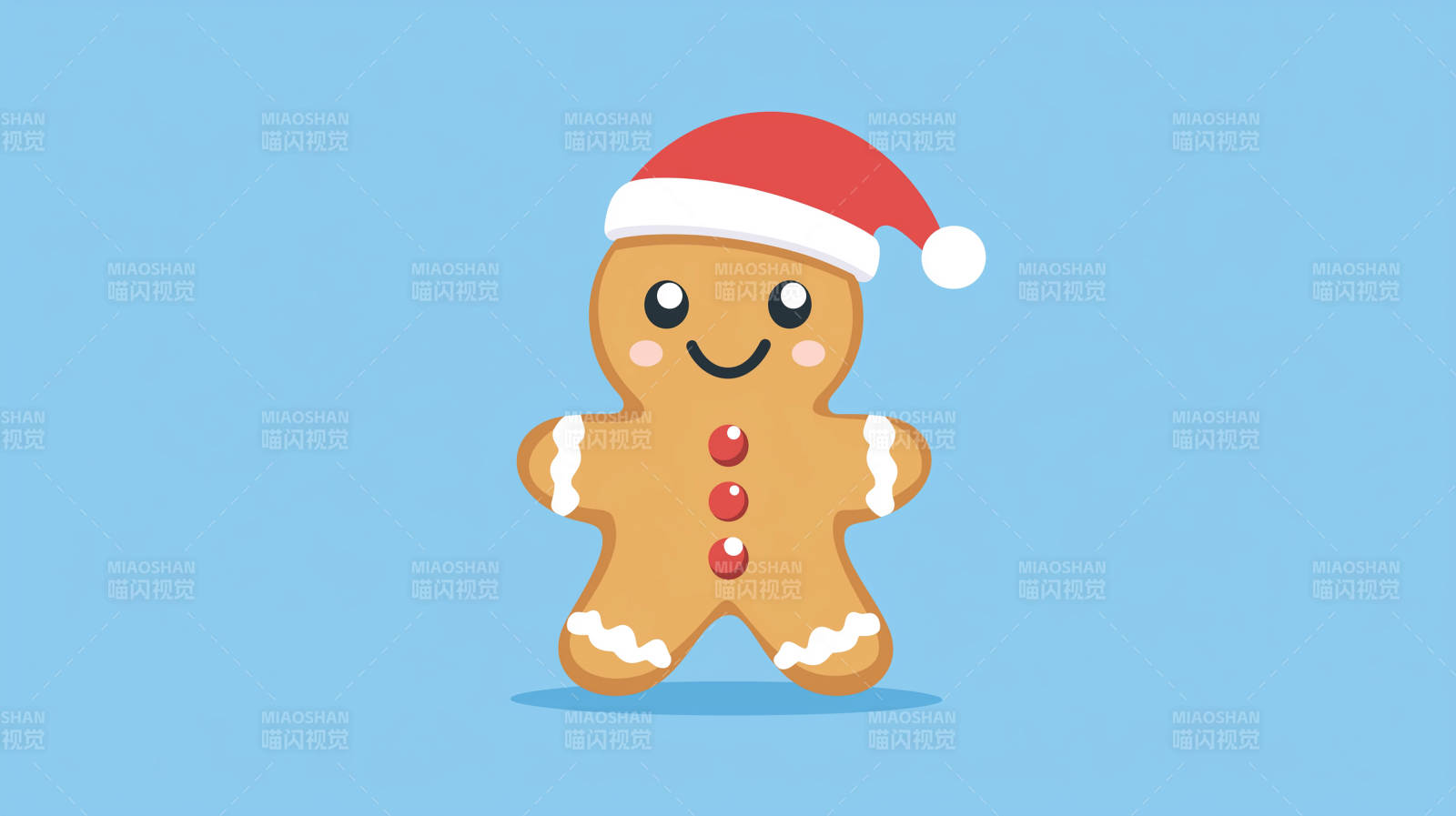 圣诞姜饼人图片
