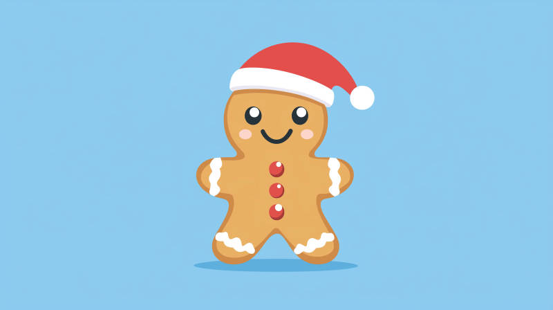 圣诞姜饼人图片