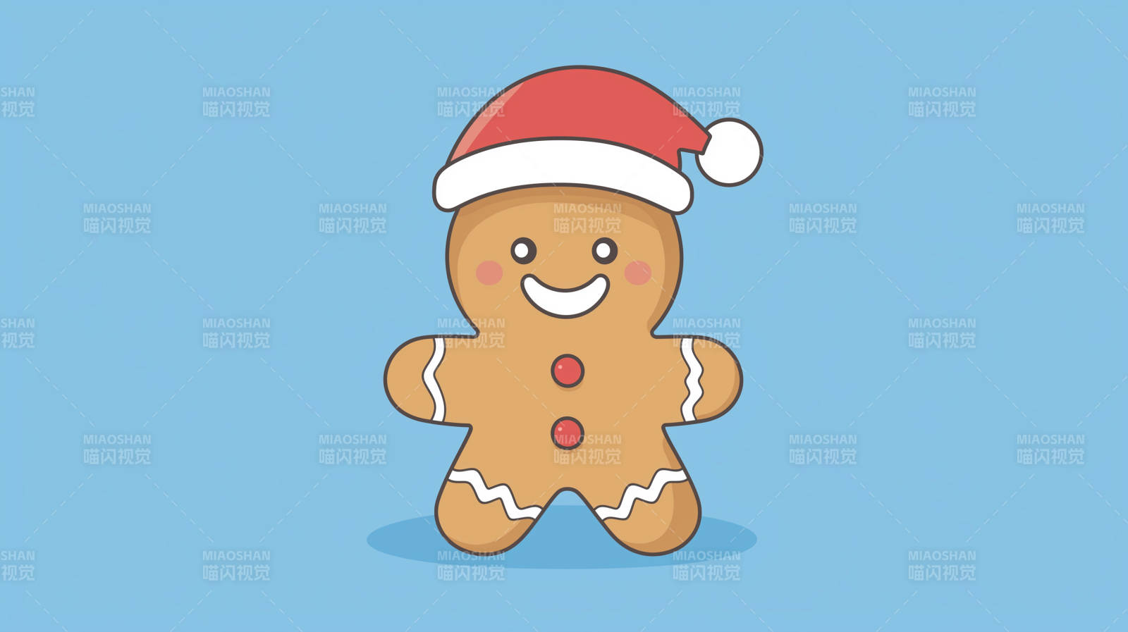 圣诞姜饼人图片