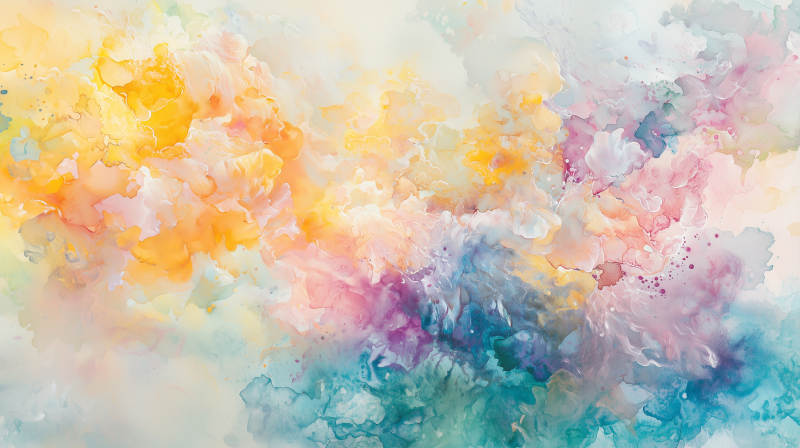 梦幻色彩的艺术渲染图片