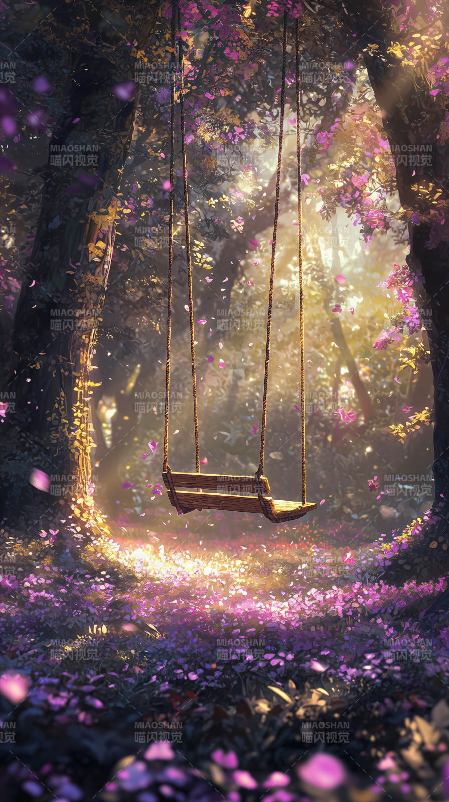 萤火流光下的静谧图片