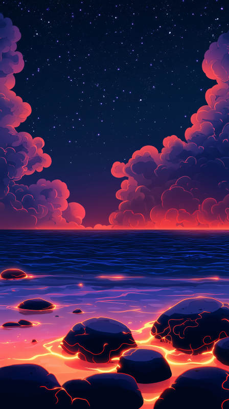 梦幻海岸线图片