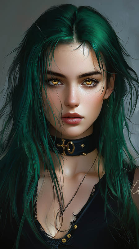 赛博朋克少女图片