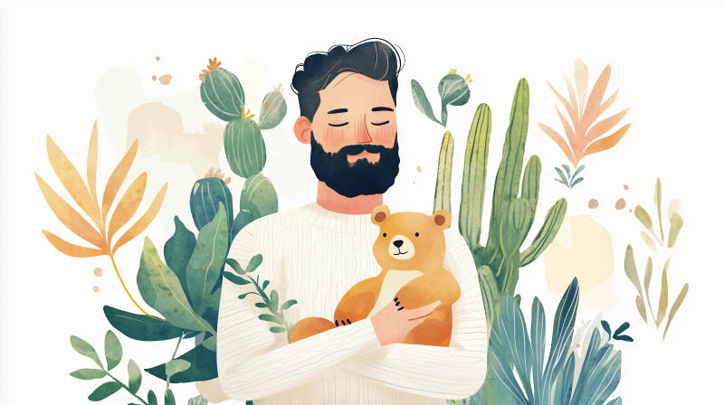 温柔的拥抱图片