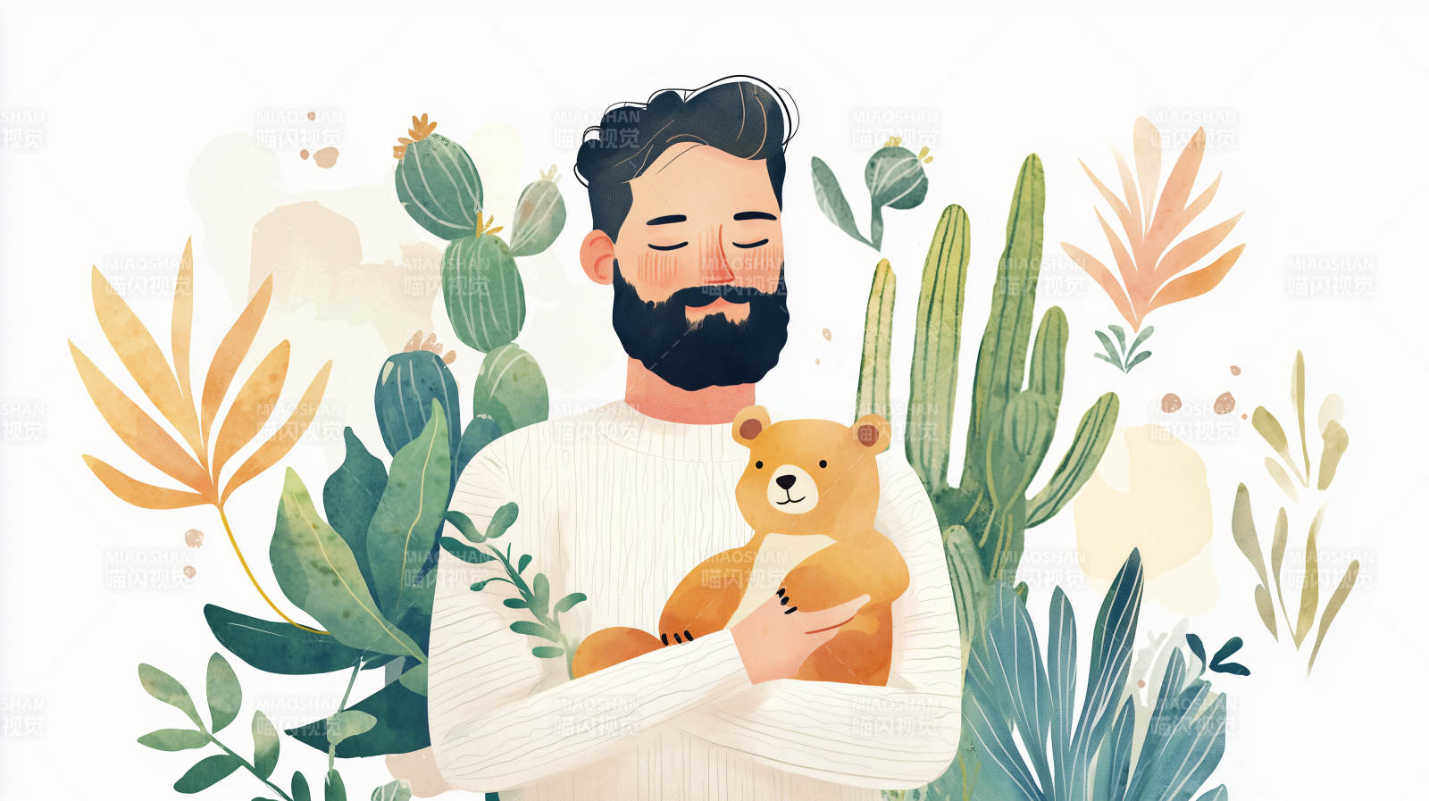 温柔的拥抱图片