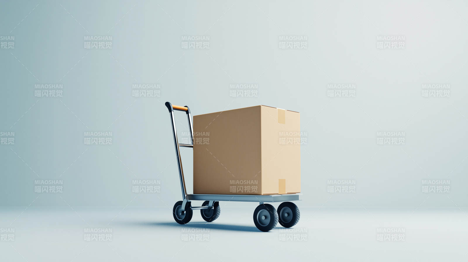 手推车运货箱图片
