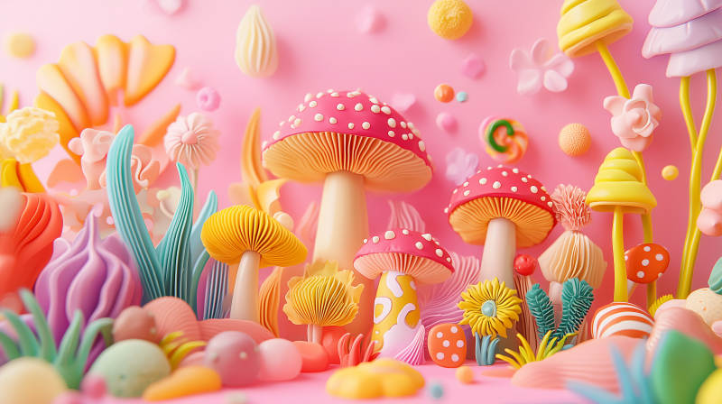 梦幻糖果森林图片