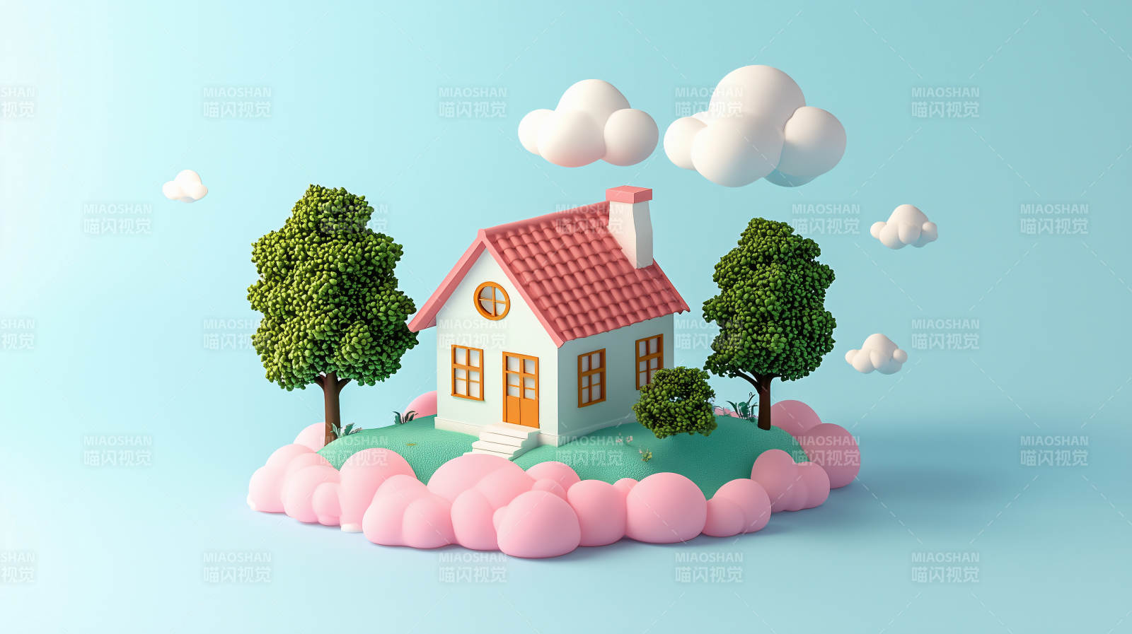 梦幻小屋云间居图片