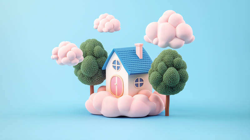 梦幻小屋云间栖图片