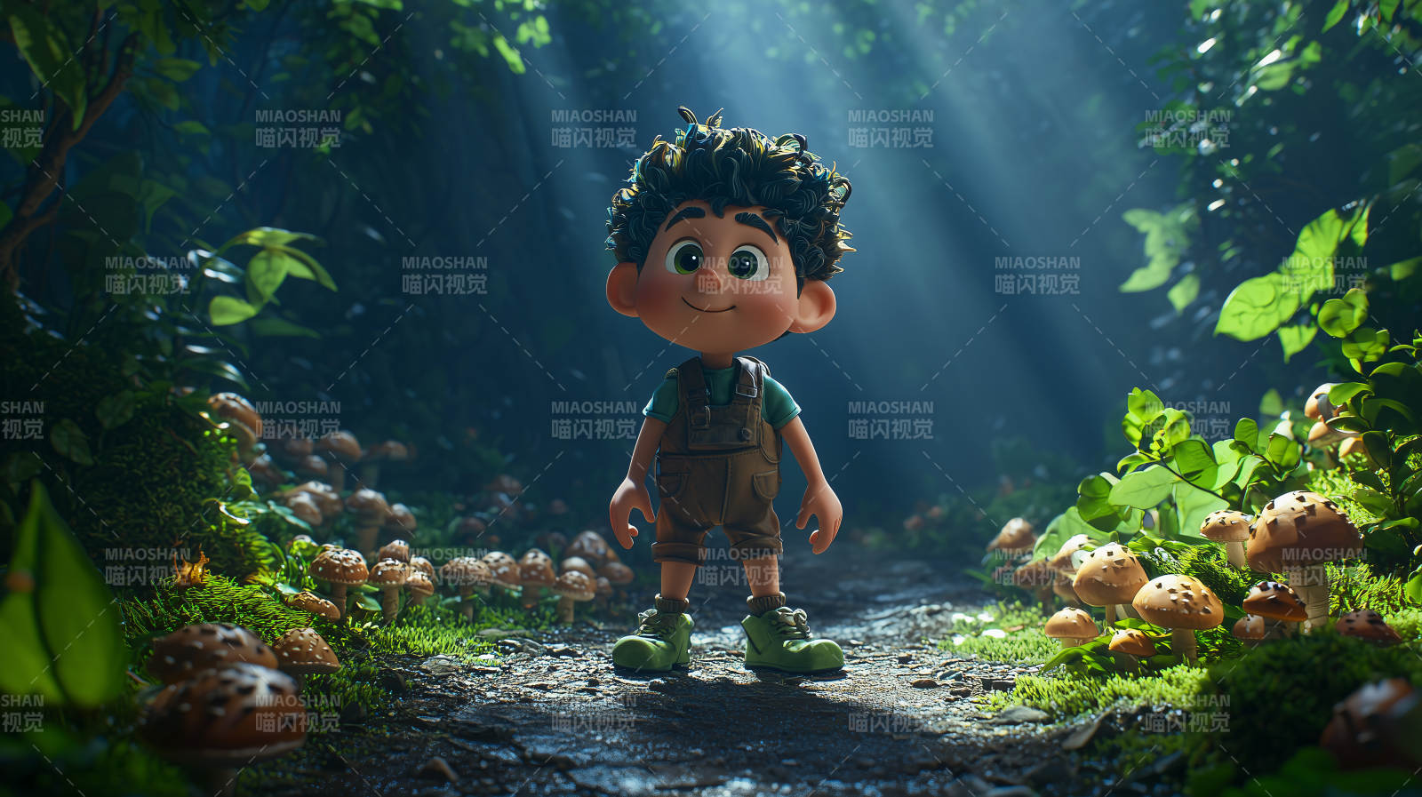 森林小探险家图片