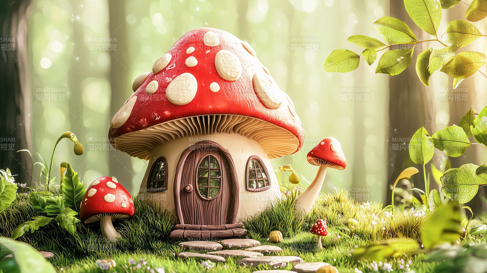 童话菇屋图片