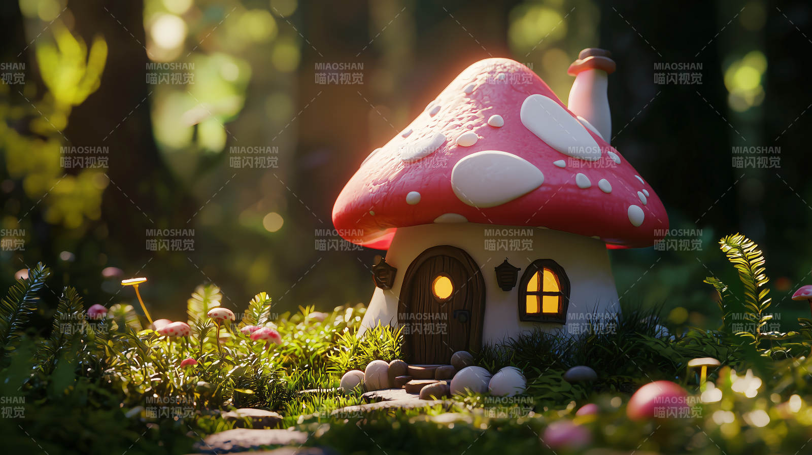 童话菇屋图片