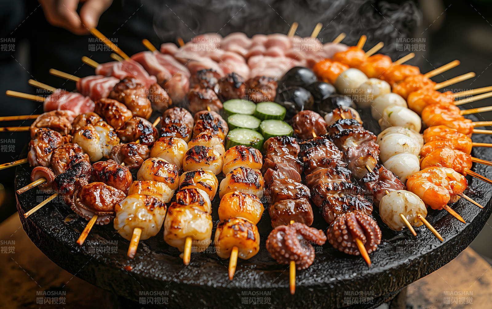 美味烤串盛宴图片