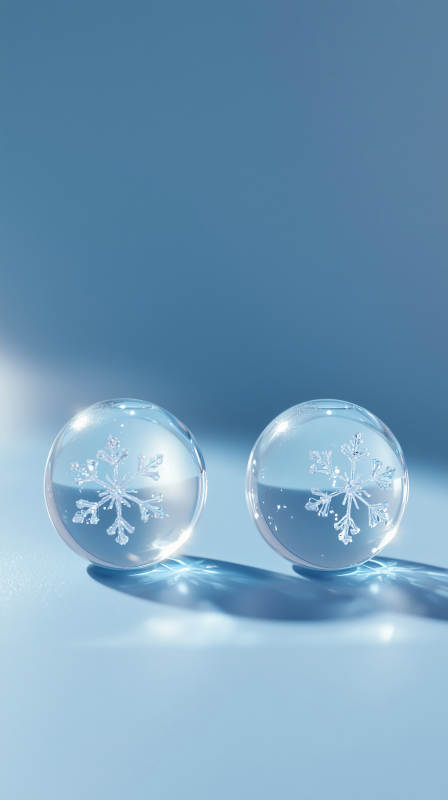 晶莹雪球图片