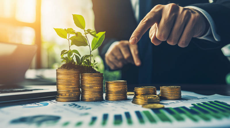 财富增长与投资图片