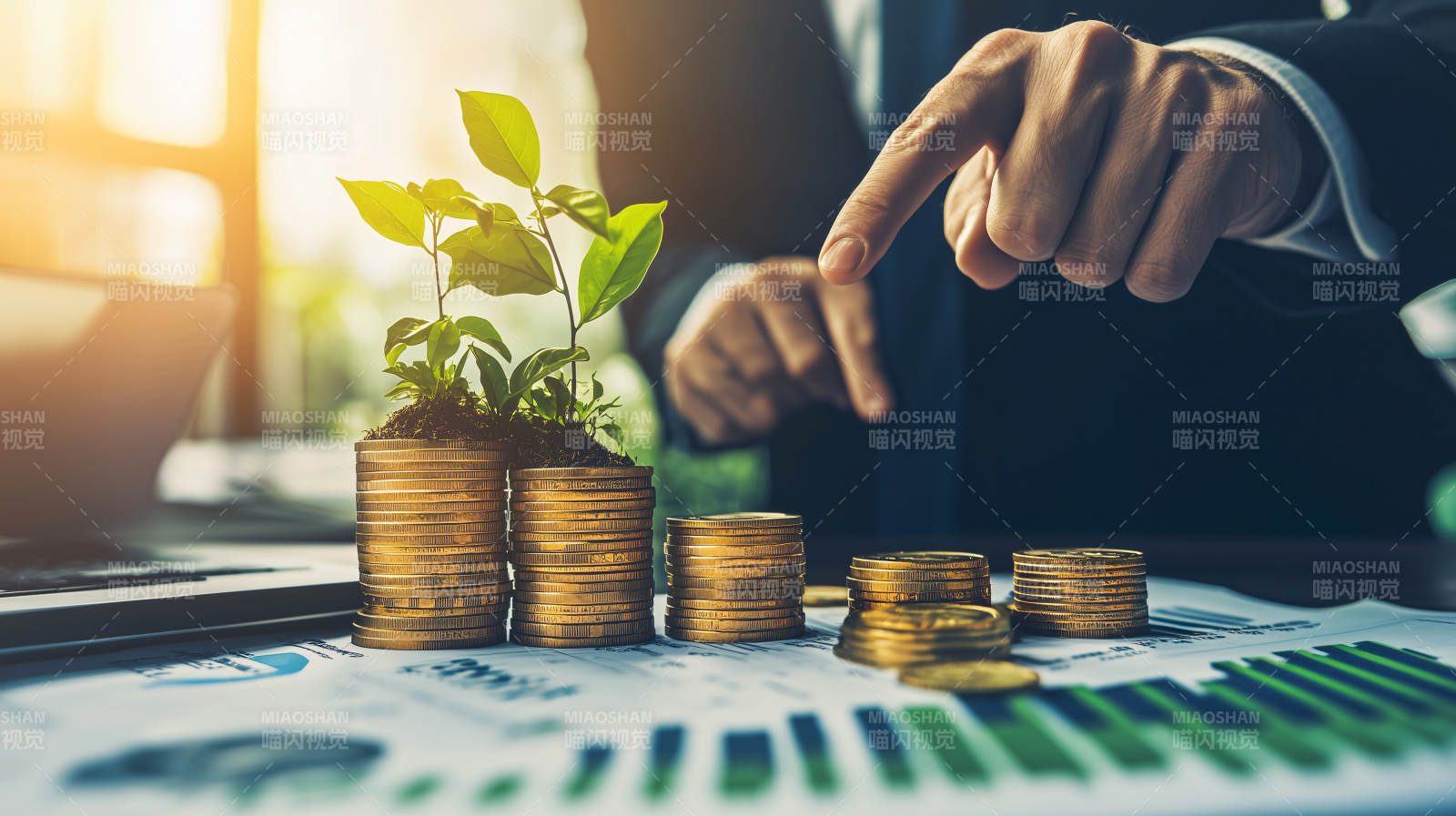 财富增长与投资图片