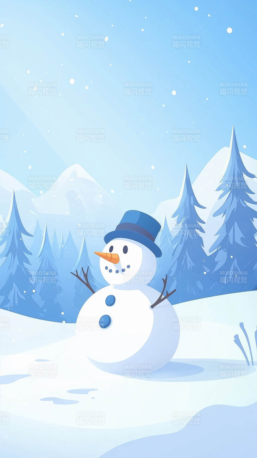 雪人冬日乐园图片