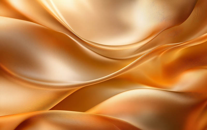 金色绸缎波浪图片