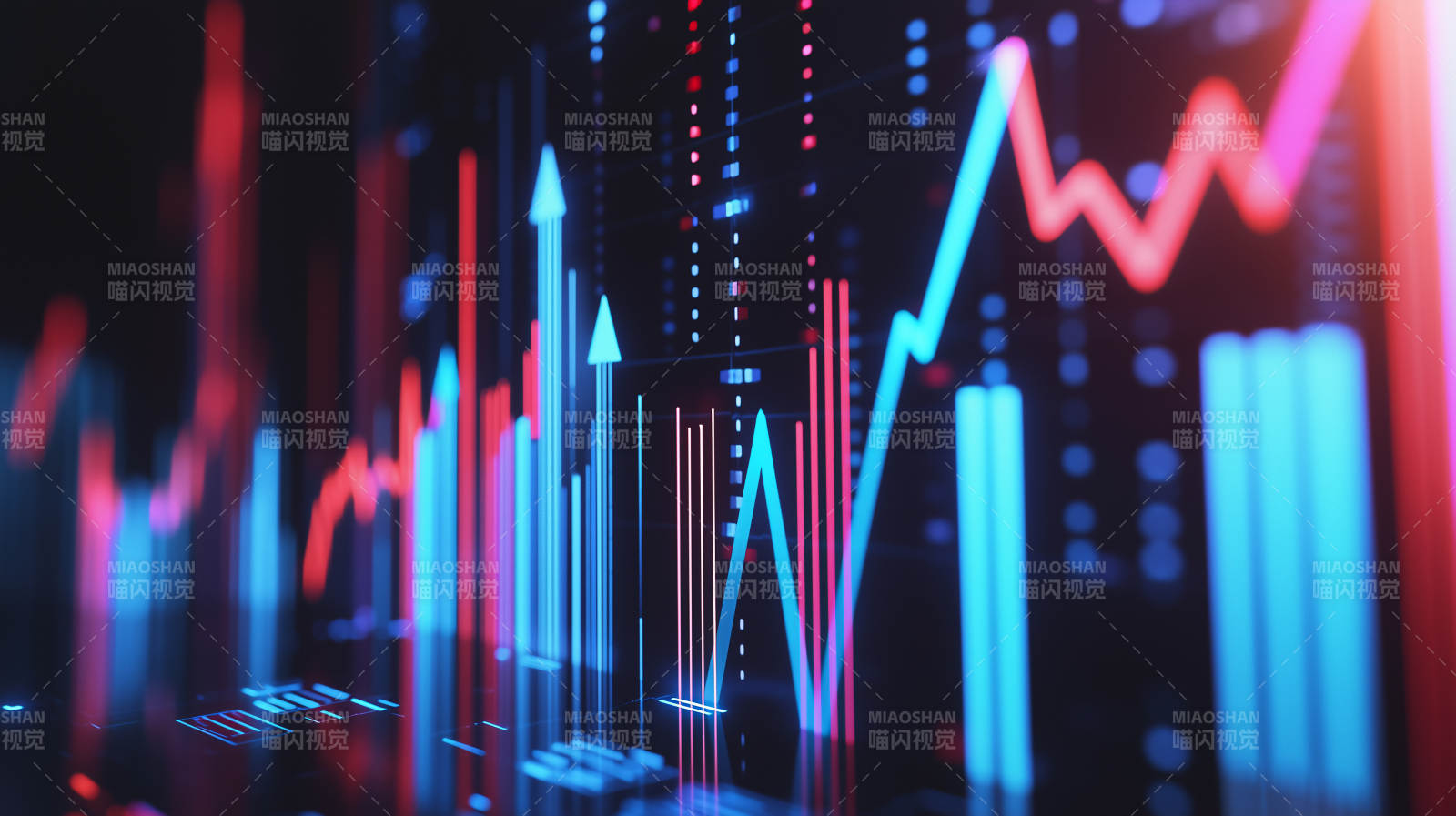 股市趋势图图片