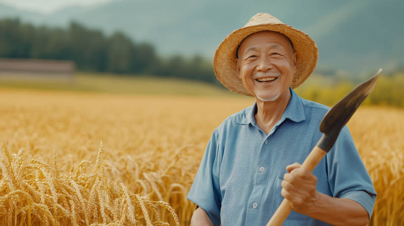 丰收的喜悦图片