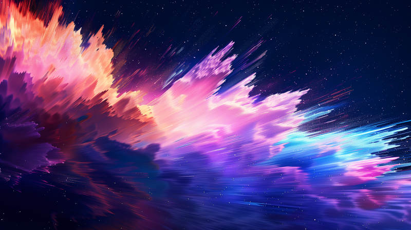 梦幻星云奇景图片