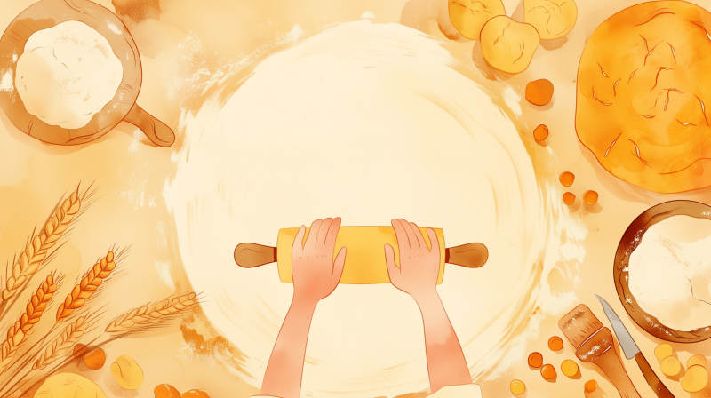 揉面烘焙时光图片